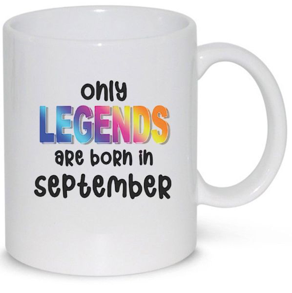 Only Legends Are Born In September Birthday Gift 11Oz Premium Coffee Mug