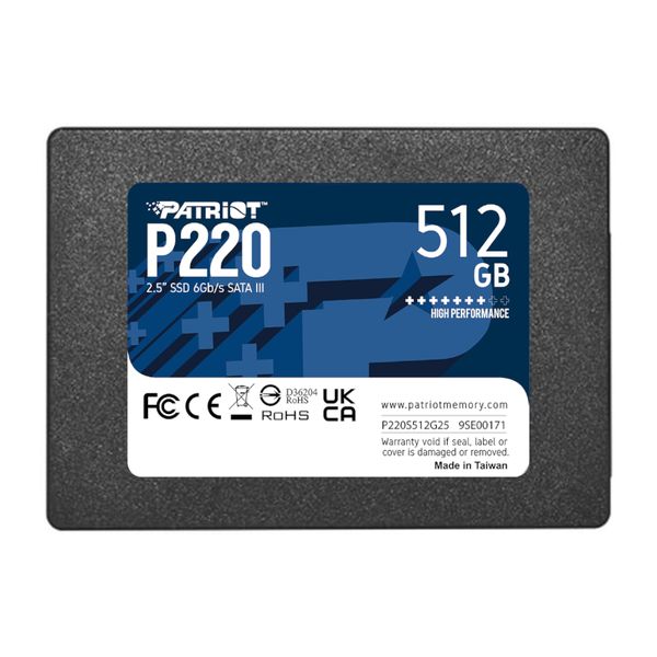 Patriot SSD P220 2.5 512gb