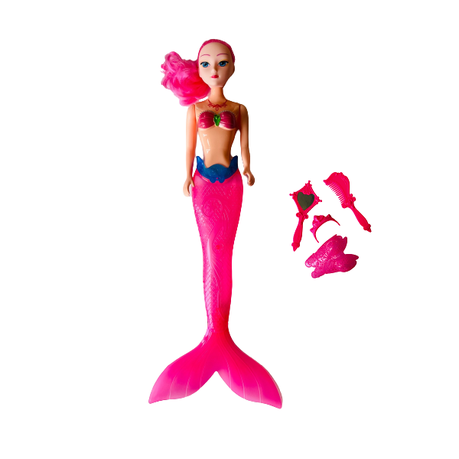 Mermaid doll cheap light up tail