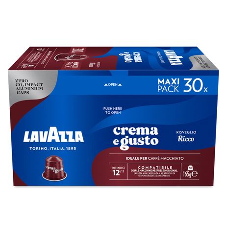 Nespresso Compatible Lavazza Crema e Gusto Ricco 40 Coffee Capsules