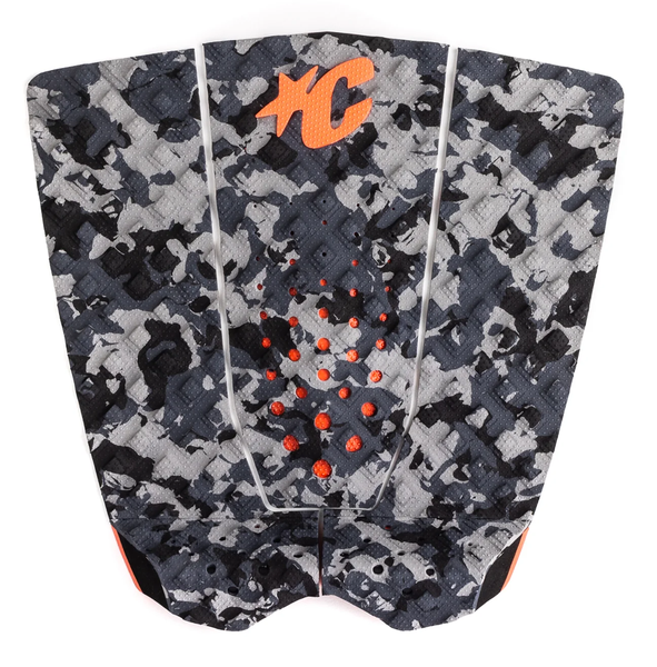 Creatures Griffin Colapinto Lite Ecopure Surfboard Traction - Char Camo Fluro Red