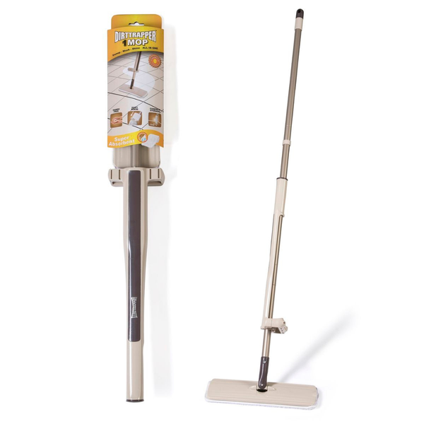 Dirttrapper 1 Mop Super-Absorbent Pad, Hands-Free Rinse, Multi-Surface Use