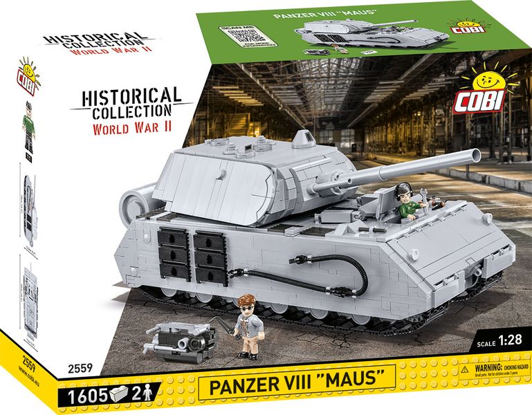 WWII Panzer VIII Maus Tank Construction Model