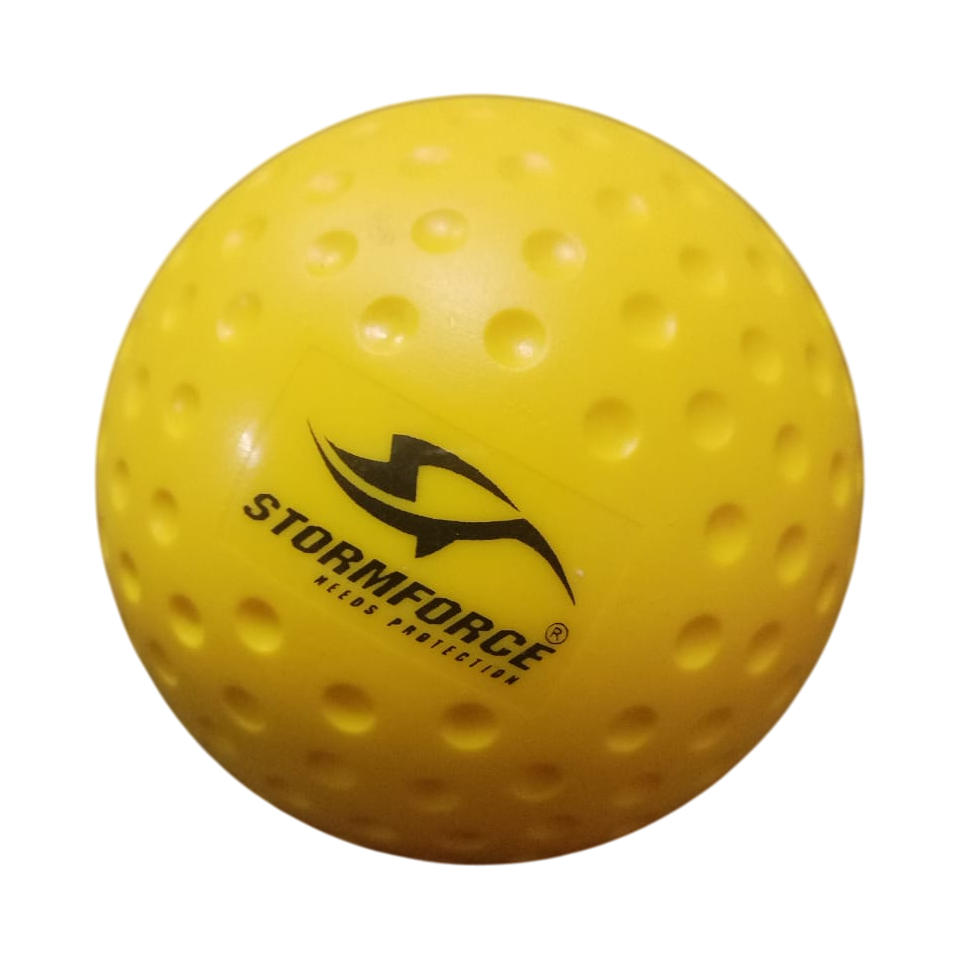 Stormforce Hockey Dimple Ball - Yellow