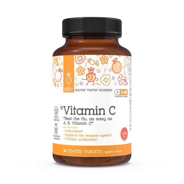 Vitamin C 1000mg with Rose Hip 30mg &amp; Bioflavonoids 50mg 60 Coated Tablets