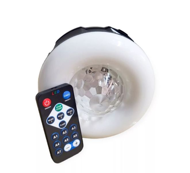 FA-XKL-A5P Solar RGB Camping and Party Light with Remote and Hook