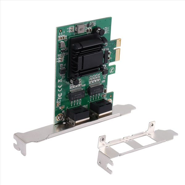 2Port Gigabit Pcie Network Card 1000M Dual Ports Pci Ethernet Adapter