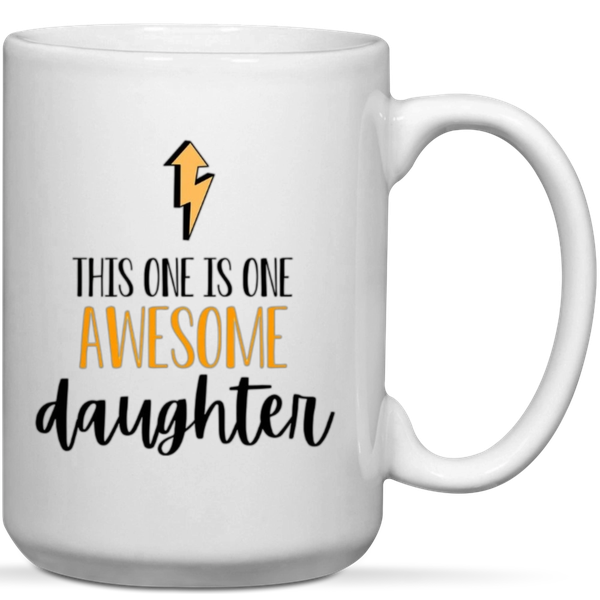 This Is One Awesome Daughter Birthday Christmas Gift Mug