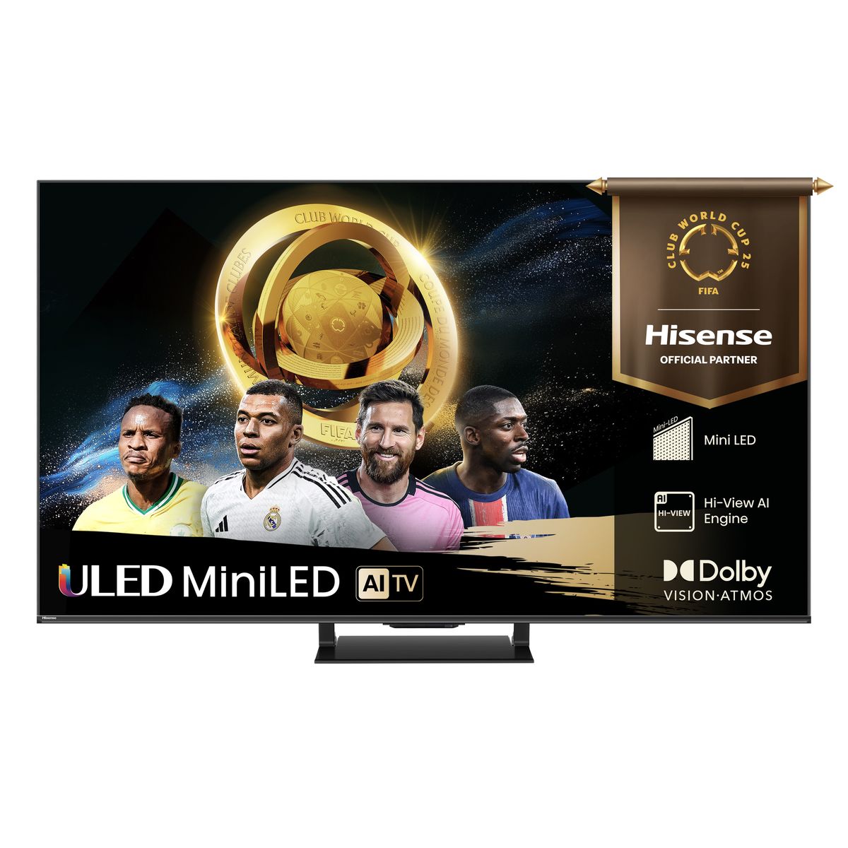 Hisense 65" U6Q PRO 4K Smart Mini-LED TV With Dolby Atmos & HDR