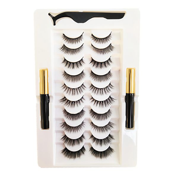 10 Pairs Of Magnetic Eyelashes That Look Natural And Reusable