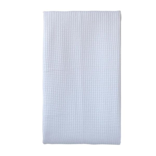 The Cotton Company - Waffle Weave Turkish Blanket/Throw (White) - 165x200cm
