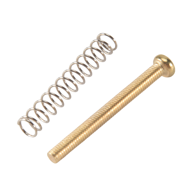 8 Pcs M3x30MM Electric Guitar Adjust Height Screw and Springs -Gold