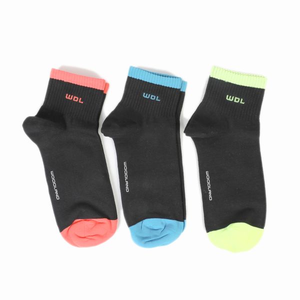 Woodland Men's Casual Socks - Triple Pack - Multi Colours (BD115)