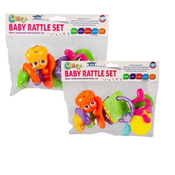 Cooey - 5 Piece Baby Rattle Set