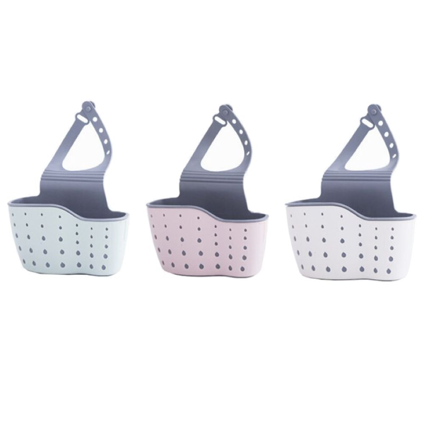 Ten-Teck 3 Set Kitchen Sink Shelf Soap Sponge Drain Rack