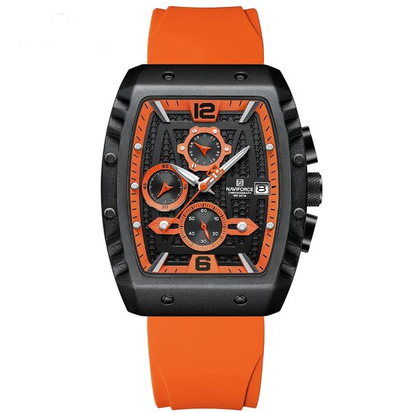 NAVIFORCE Men Orange, Black Leisure