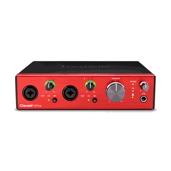 Focusrite Clarett+ 2Pre USB-C Audio Interface