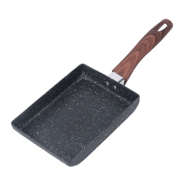 Breakfast Flat Pan Rectangle Non-Stick Japanese Omelette Frying Pan S