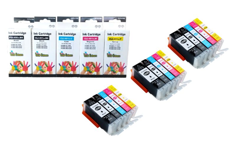 Vivid Colours Compatible With Canon PGI-451 XL /CLI-451XL Ink Multipack -X3 SETS