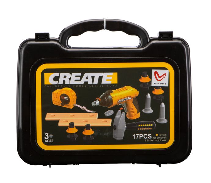 VIVA Toys Battery Operated Mini Screw Driver Set (17pcs)