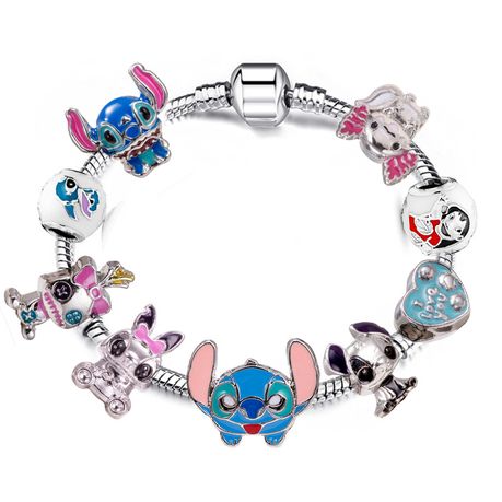 Stitch Cartoon Beaded Bracelet, Adjustable Charm, Lovely Design Image