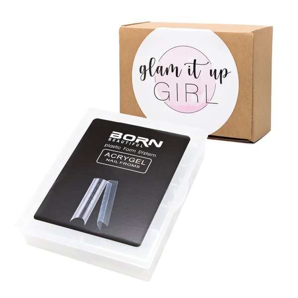 Glam It Up Girl/High-Quality Acrylic Nail Forms - 100 Piece