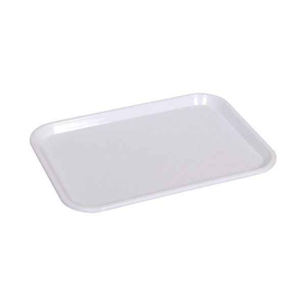 Small Plastic Serving Tray - White
