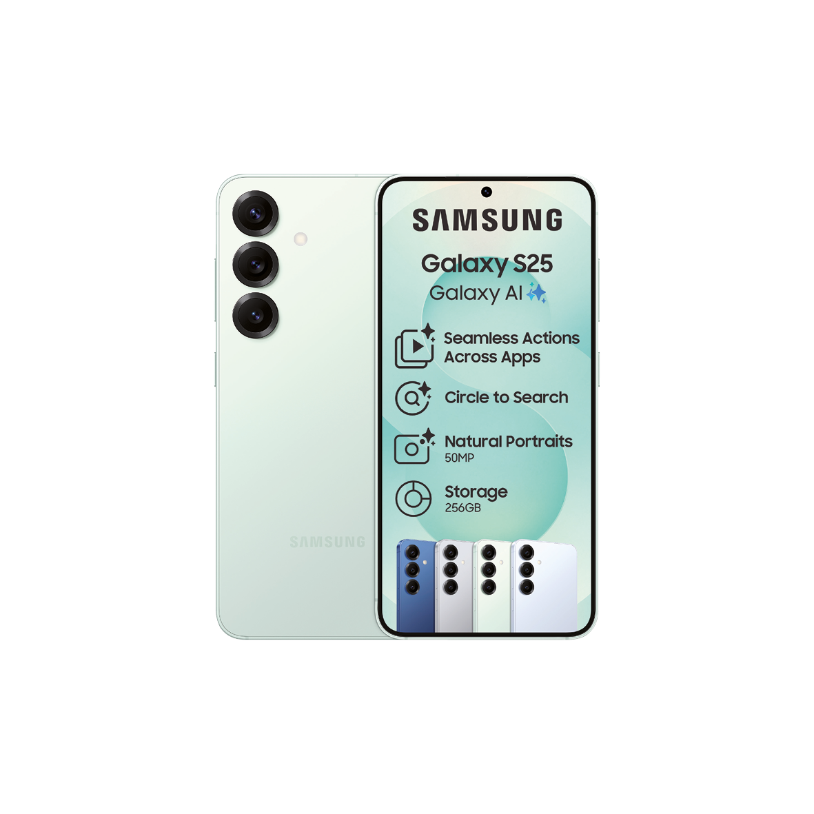 Samsung Galaxy S25 5G 256GB Dual Sim - Mint