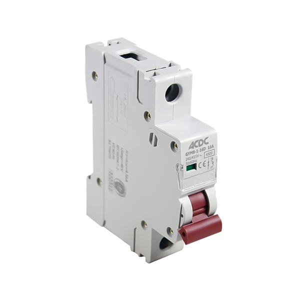 Din Circuit Breaker 1 Pole D-Curve 4.5KA 6A