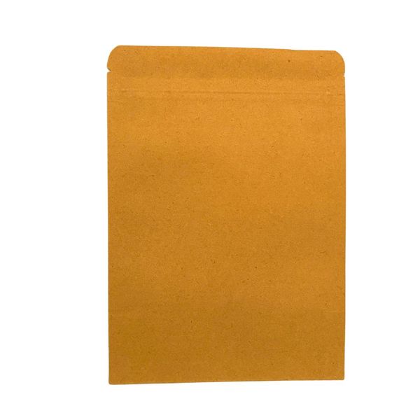 Brown Craft Mylar Heat Seal Bags 130 x 180mm - 100 Pack