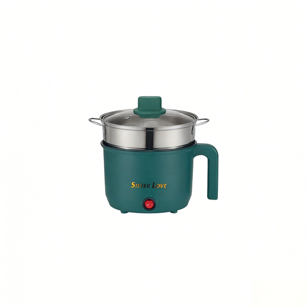 1.8L Multifunctional Electric Frying Pan &amp; Steamer - Non-Stick Cooker Pot