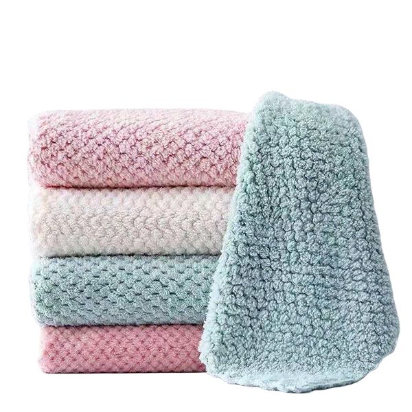 Pack of 5 Kitchen Towel Dishcloth Household Kitchen Rags