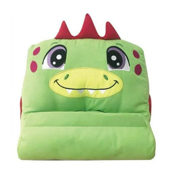 Unicorn Plush PillowTablet Holder with Built-in Shelf for Devices or Books