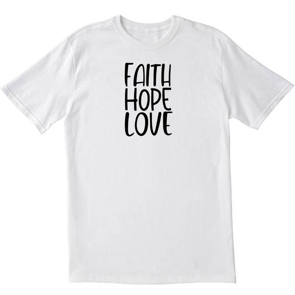 Faith Hope n1 White T-shirt