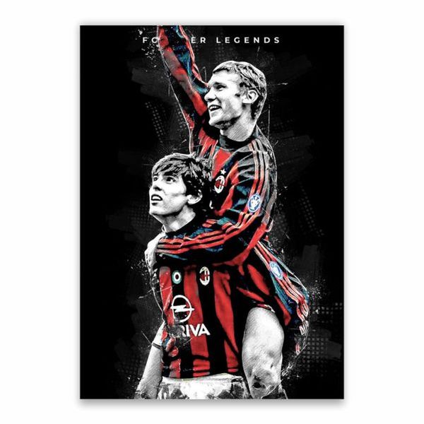 Shevshenko And Kaka Poster - A1