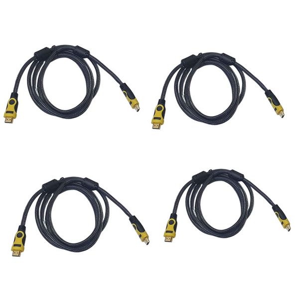 Set Of 4 3m High Speed HD to HDMI Cable