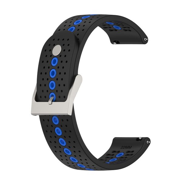 22mm Two Tone Silicone Watch Strap For Suunto Race and Suunto Race S