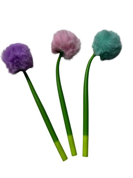 Fluffy Pom-Pom Pens - Pastel Collection (Set of 3)