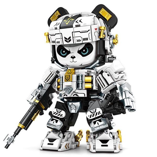 Chuangwan Shidai 8803 Mecha Panda Building Blocks - Chinese Trend