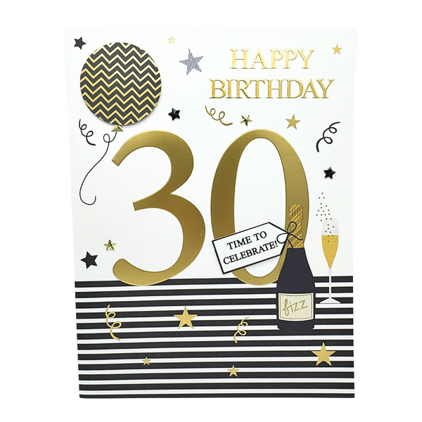 Gigantic 30th Birthday card