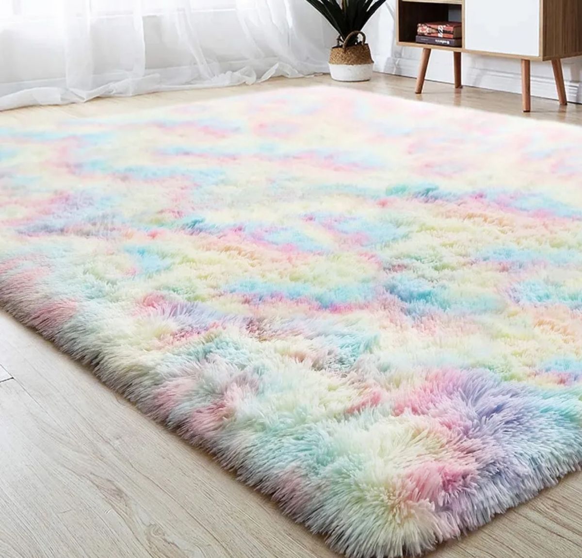 Fluffy Carpet/Rug Rainbow Buy Online in South Africa