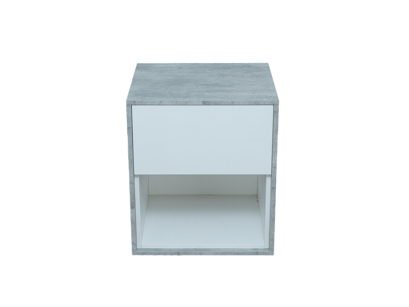 Neil 1 Drawer Wooden Nightstand / Pedestal