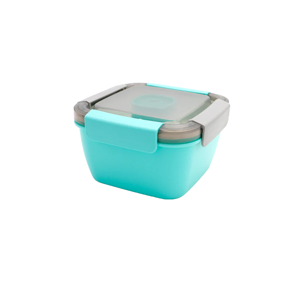 3 Compartments Salad Snack Bowl Leakproof Lunch Box