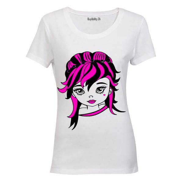 Miss Punk - Ladies - T-Shirt - White