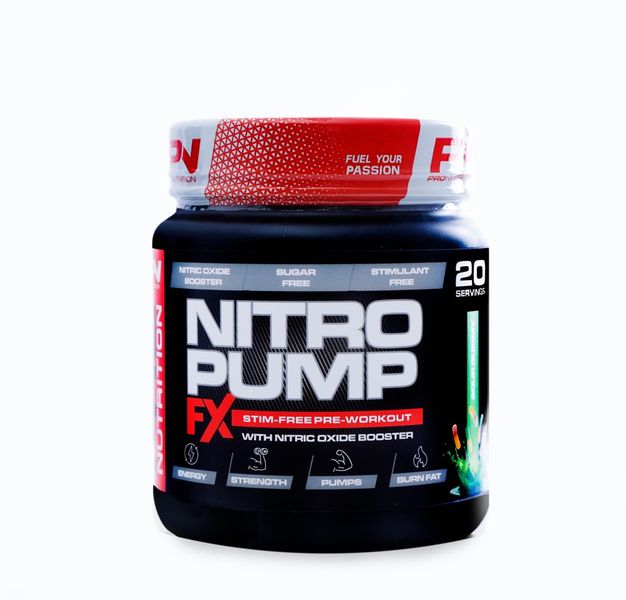 Pro Nutrition Nitro Pump FX Stim-Free Pre Workout Sour Gummy 300g