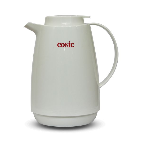 Conic 1.0 Liter Vacuum Flask - White
