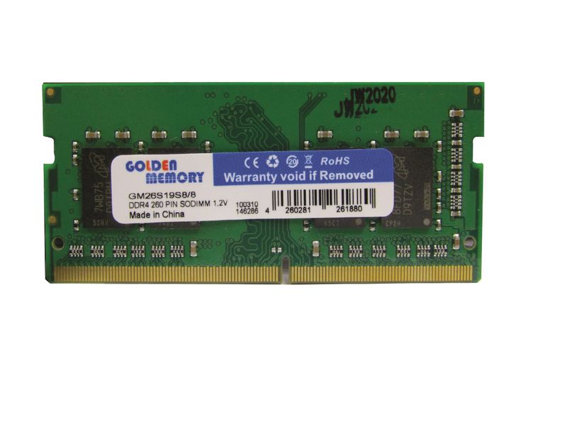 Golden Memory DDR4 8GB 2666 MHZ SODIMM