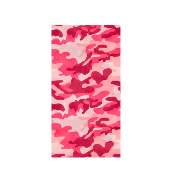 Launch Republic Neck Gaiter Army Camo Pink Print