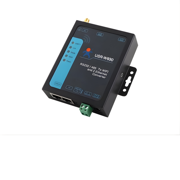 USR-W630 2-Port Ethernet to 1Port WiFi Serial Converter RS232/RS485 Support