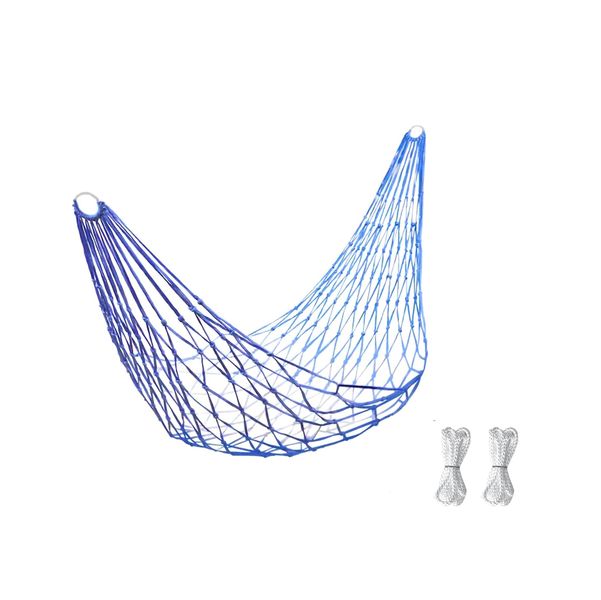 Outdoor Strong Thickened Nylon Rope Woven Mesh Hammock